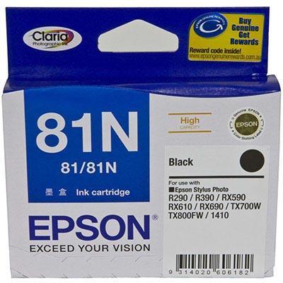 Epson No.81N Ink Cartridge High Yield Black C13T111192 - SuperOffice