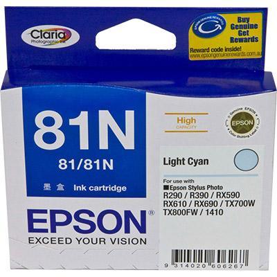 Epson No.81N Ink Cartridge High Yield Light Cyan C13T111592 - SuperOffice
