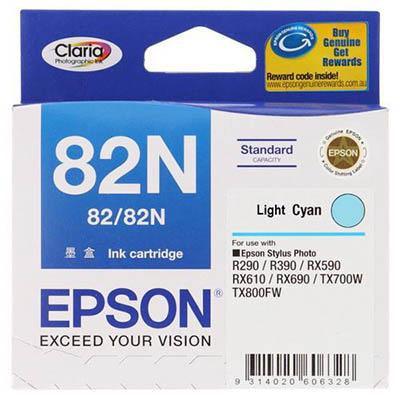 Epson No.82N Ink Cartridge Light Cyan C13T112592 - SuperOffice