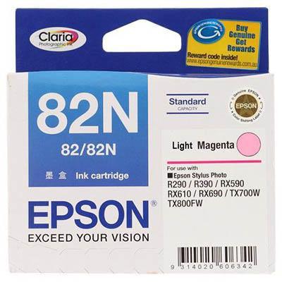 Epson No.82N Ink Cartridge Light Magenta C13T112692 - SuperOffice
