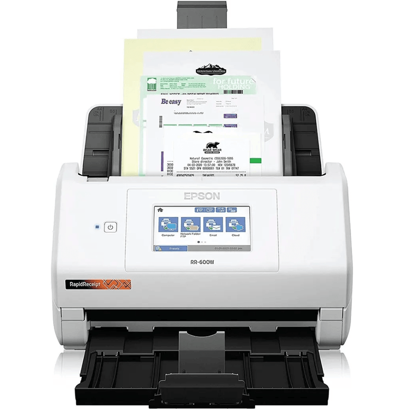 Epson RapidReceipt RR-600W Document Scanner B11B258505 - SuperOffice
