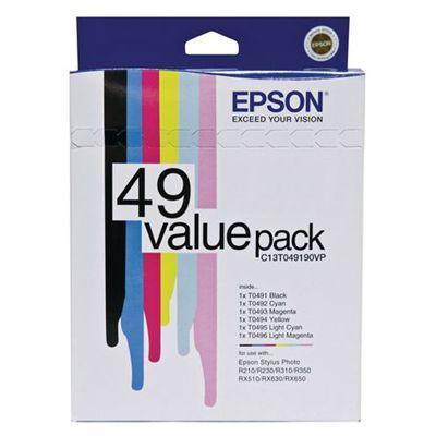 Epson T049 Ink Cartridge Value Pack C13T049190VP - SuperOffice