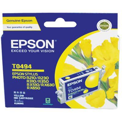 Epson T0494 Ink Cartridge Yellow C13T049490 - SuperOffice