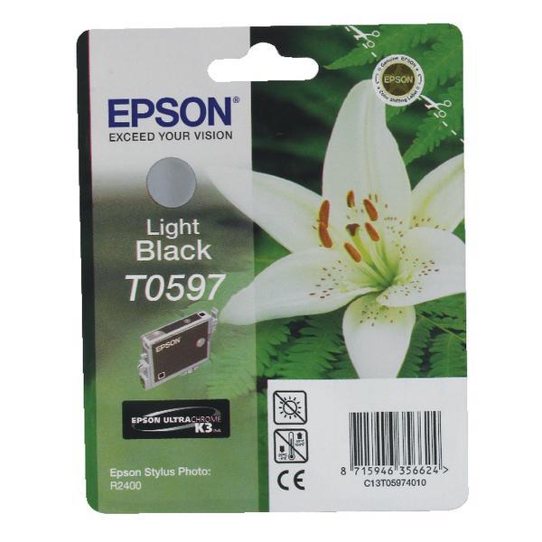 Epson T0597 Ink Cartridge Light Black C13T059790 - SuperOffice