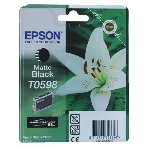 Epson T0598 Ink Cartridge Matte Black C13T059890 - SuperOffice