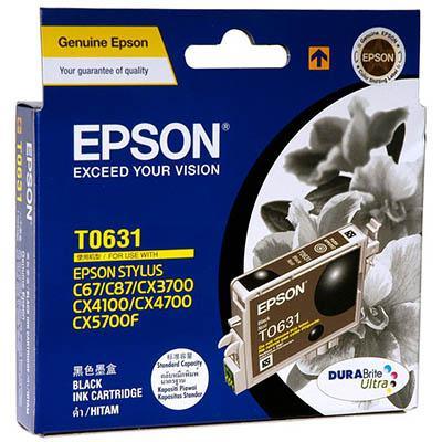 Epson T0631 Ink Cartridge Black C13T063190 - SuperOffice