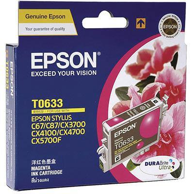 Epson T0633 Ink Cartridge Magenta C13T063390 - SuperOffice