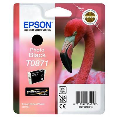 Epson T0871 Ink Cartridge Photo Black C13T087190 - SuperOffice