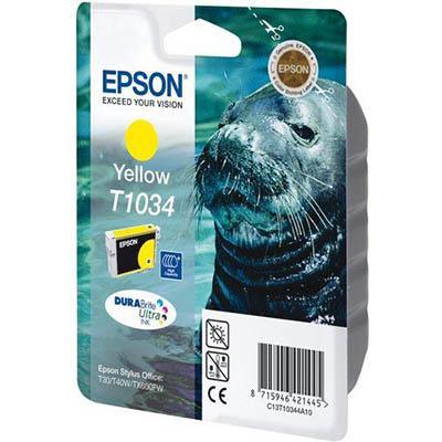 Epson T1034 Ink Cartridge High Yield Yellow C13T103492 - SuperOffice