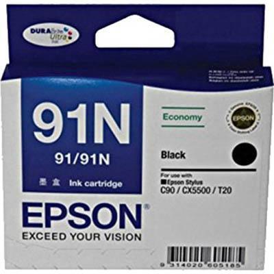 Epson T1071 No.91N Ink Cartridge Black C13T107192 - SuperOffice