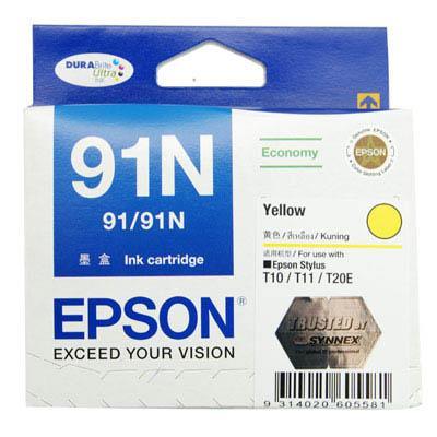 Epson T1074 No.91N Ink Cartridge Yellow C13T107492 - SuperOffice