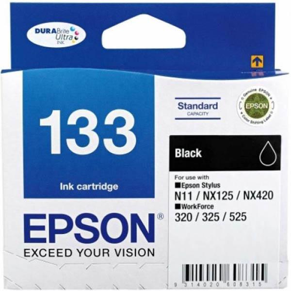 Epson T1331 No.133 Ink Cartridge Black C13T133192 - SuperOffice
