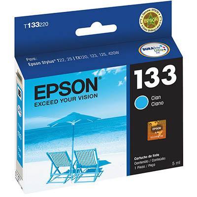 Epson T1332 No.133 Ink Cartridge Cyan C13T133292 - SuperOffice