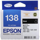 Epson T1381 138 Ink Cartridge High Yield Black C13T138192 - SuperOffice