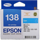 Epson T1382 138 Ink Cartridge High Yield Cyan C13T138292 - SuperOffice