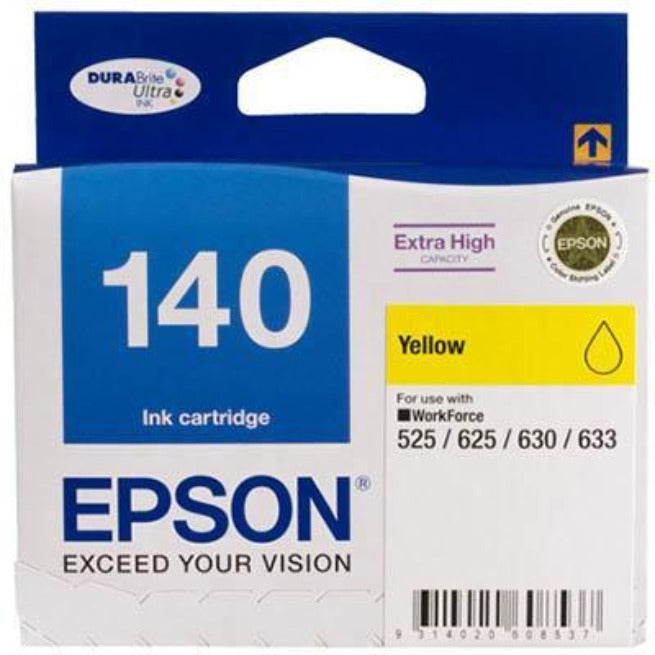Epson T1404 140 Ink Cartridge High Yield Yellow C13T140492 - SuperOffice