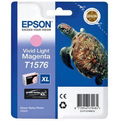Epson T1576 Ink Cartridge Light Magenta C13T157690 - SuperOffice