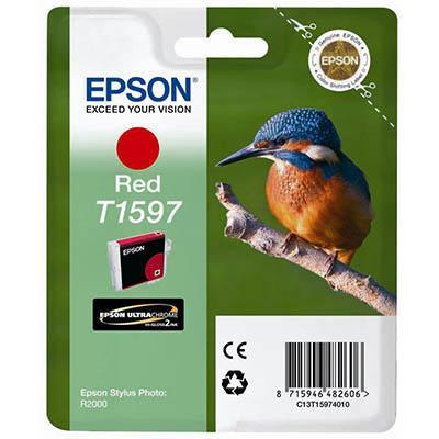 Epson T1597 Ink Cartridge Red C13T159790 - SuperOffice