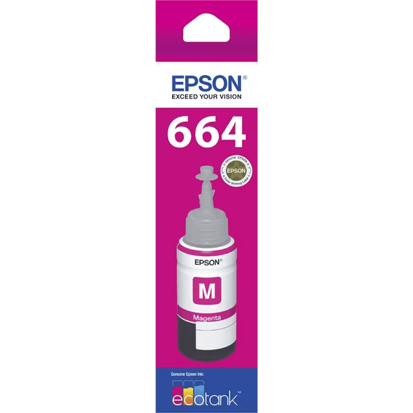 Epson T664 Eco Tank Ink Bottle Magenta C13T664392 - SuperOffice