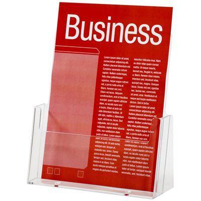 Esselte Brochure Holder Free Standing A5 Clear 31038 - SuperOffice