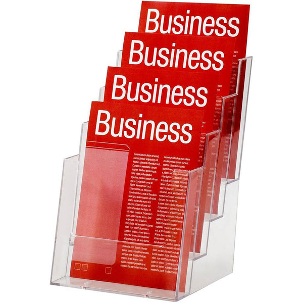 Esselte Brochure Holder Portrait 4 Tier A5 42869 - SuperOffice
