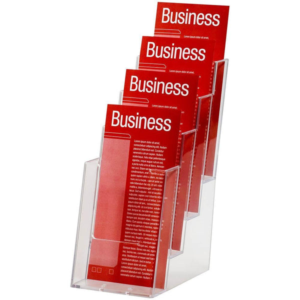 Esselte Brochure Holder Portrait 4 Tier Dl 31049 - SuperOffice
