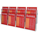 Esselte Brochure Holder Wall System 2 Tier 8 X A4 46560 - SuperOffice