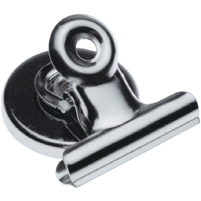 Esselte Bulldog Clip Magnetic Round 31mm Pack 24 31784 (24 Pack) - SuperOffice