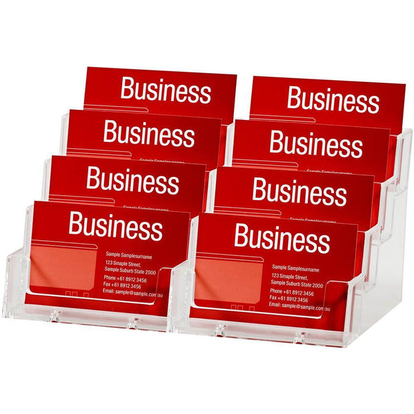 Esselte Business Card Holder Landscape 4 Tier 8 Slots 47586 - SuperOffice