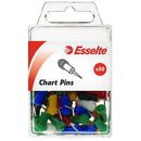 Esselte Chart Pins Assorted Pack 50 45109 - SuperOffice