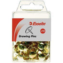 Esselte Drawing Pins Brass Pack 150 45100 - SuperOffice