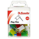 Esselte Flag Pins Assorted Pack 50 45111 - SuperOffice