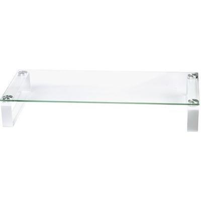 Esselte Glass Monitor Stand White 30051 - SuperOffice
