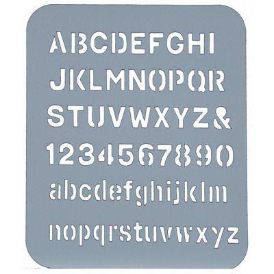 Esselte Letter Stencil 19Mm 44735 - SuperOffice