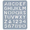 Esselte Letter Stencil 40Mm 44739 - SuperOffice