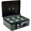 Esselte No.8 Deluxe Cash Box 197 X 154 X 80Mm Graphite 379083 - SuperOffice