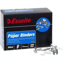 Esselte Paper Binders 19mm No.646 Silver Box 200 0006438 - SuperOffice