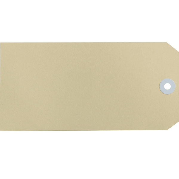 Esselte Shipping Tags No.5 60x120mm Buff Box 1000 38987 - SuperOffice