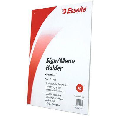 Esselte Sign / Menu Holder Wall Mount Portrait A2 48437 - SuperOffice