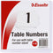 Esselte Table Numbers 1-10 100Mm White Pack 10 31716 - SuperOffice