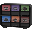 Esselte Tea Bag Organiser 90 Capacity 6 Compartment Upright Stand Black STBORGBLK - SuperOffice