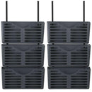 Esselte Verticalmate File Pocket X1 Charcoal Vertical Mate 6 Pack 30025 (6 Pack) - SuperOffice