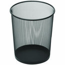 Esselte Waste Bin Metal Mesh 10 Litre Black 47554 - SuperOffice