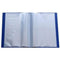 Euro Matte Display Book 20 Pocket A4 Blue 100851923 - SuperOffice