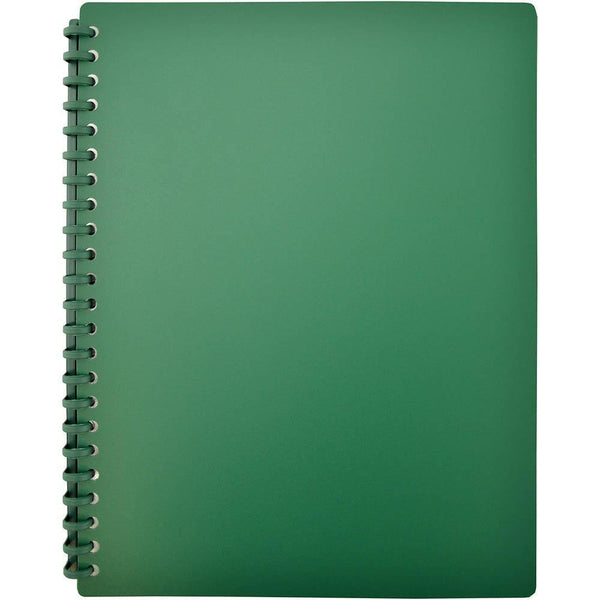 Euro Matte Refillable Display Book 20 Pocket A4 Green 100851934 - SuperOffice
