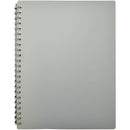 Euro Matte Refillable Display Book 20 Pocket A4 Grey 100851933 - SuperOffice