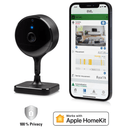 Eve Cam Indoor Security Camera Black Works with Apple HomeKit 10EBK8701 - SuperOffice
