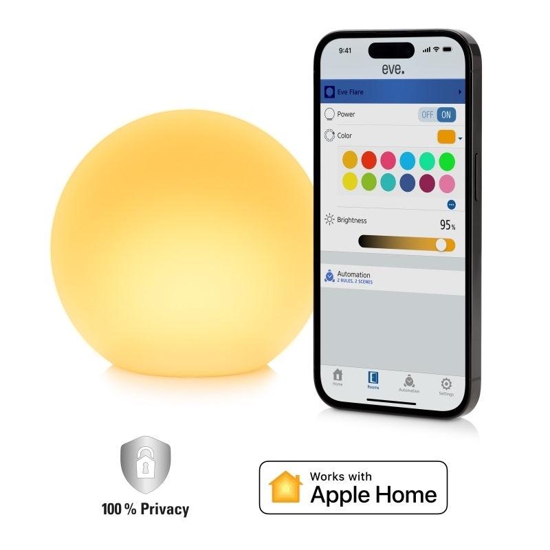 Eve Flare Portable Smart LED Lamp with Apple HomeKit Technology 10EBV8701 - SuperOffice