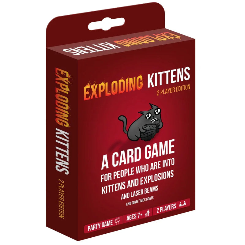 Exploding Kittens 2 Player Edition Party Game 810083040660 - SuperOffice