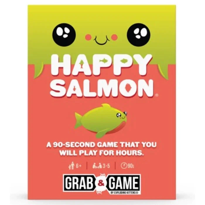 Exploding Kittens Grab & Game Happy Salmon Party Game 810083044507 - SuperOffice